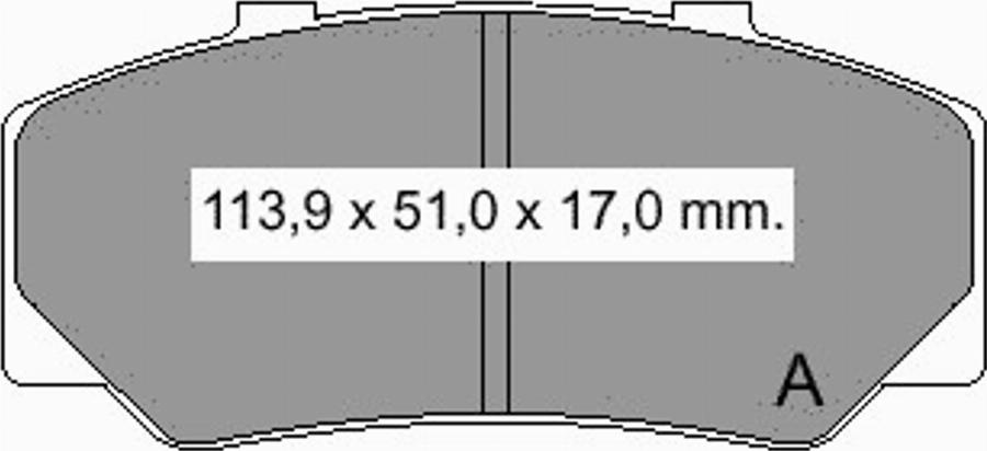 VEMA 833150 - Тормозные колодки, дисковые, комплект avtokuzovplus.com.ua