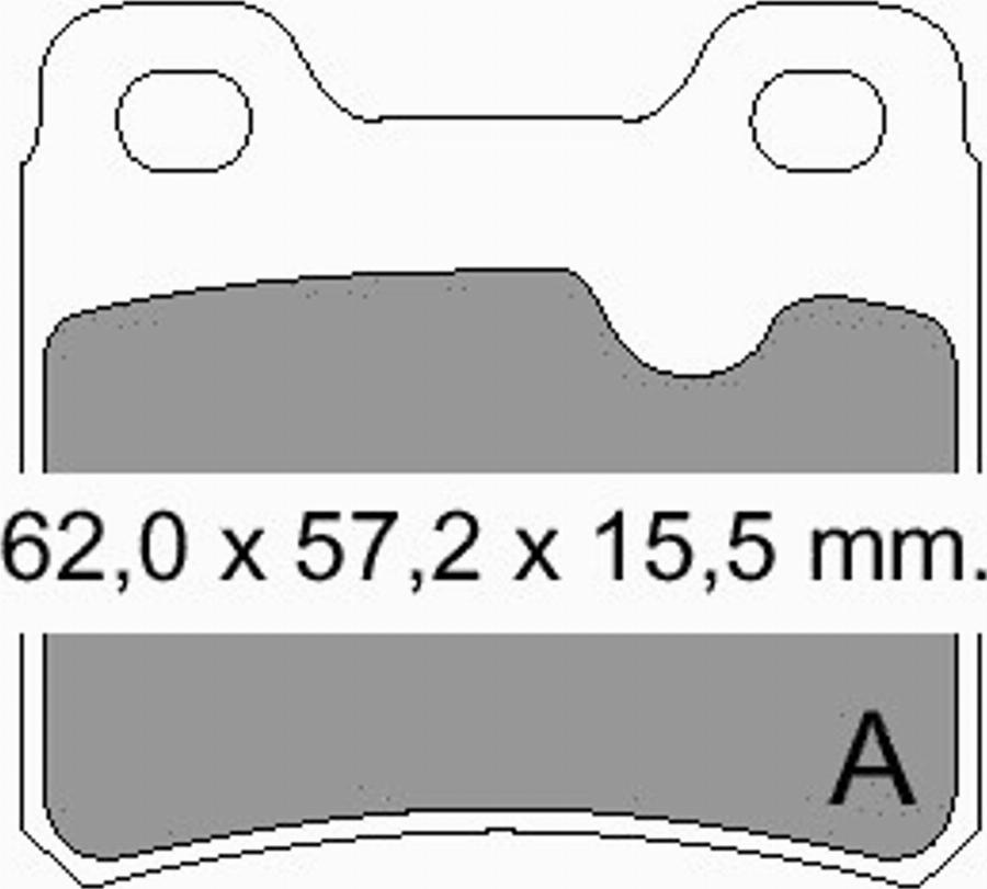 VEMA 833960 - Тормозные колодки, дисковые, комплект autodnr.net