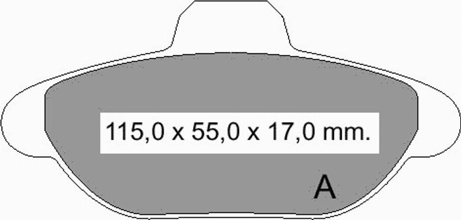 VEMA 834180 - Тормозные колодки, дисковые, комплект avtokuzovplus.com.ua