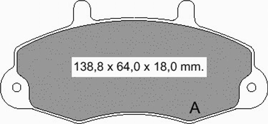 VEMA 834470 - Тормозные колодки, дисковые, комплект avtokuzovplus.com.ua