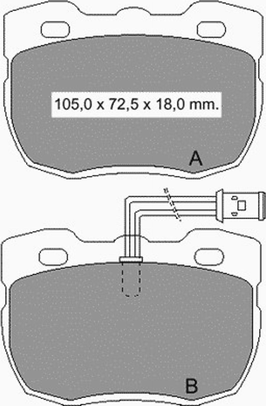 VEMA 834690 - Тормозные колодки, дисковые, комплект avtokuzovplus.com.ua