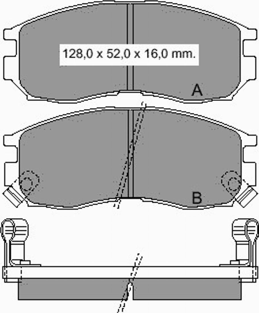 VEMA 834920 - Тормозные колодки, дисковые, комплект autodnr.net