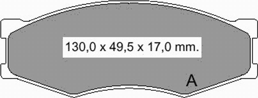 VEMA 835141 - Тормозные колодки, дисковые, комплект avtokuzovplus.com.ua