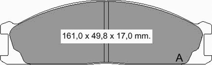 VEMA 835270 - Тормозные колодки, дисковые, комплект avtokuzovplus.com.ua