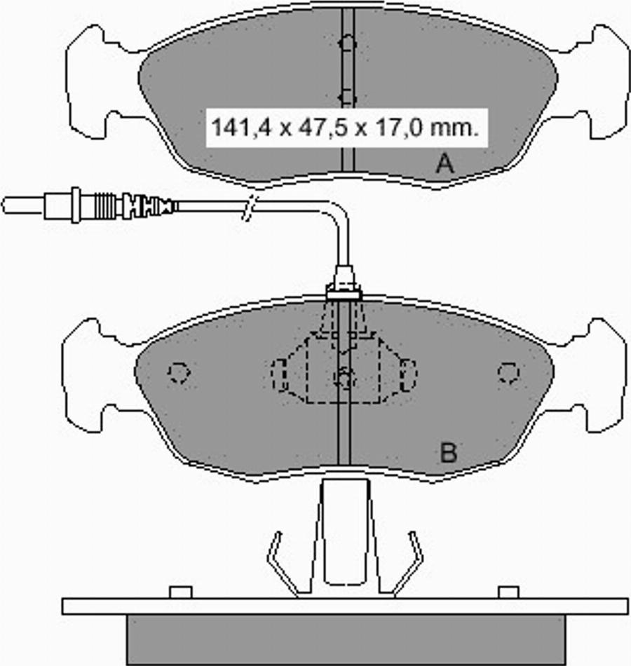 VEMA 835371 - Тормозные колодки, дисковые, комплект avtokuzovplus.com.ua