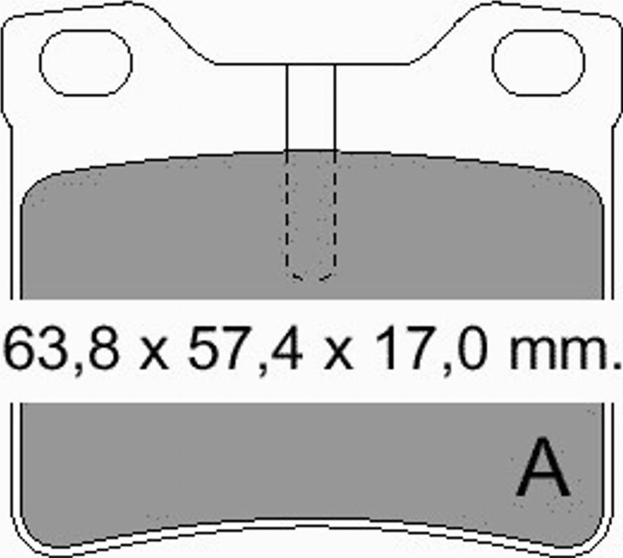 VEMA 835390 - Тормозные колодки, дисковые, комплект avtokuzovplus.com.ua