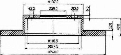 VEMA 98006 - Тормозной диск avtokuzovplus.com.ua