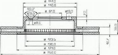 VEMA 98065 - Тормозной диск autodnr.net