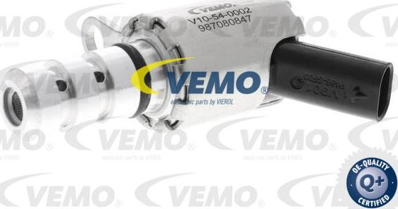 Vemo V10-54-0002 - Клапан підтримки тиску масла autocars.com.ua
