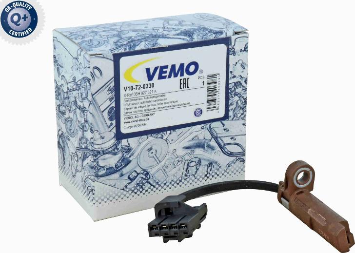 Vemo V10-72-0330 - Датчик частоти обертання, автоматична коробка передач autocars.com.ua