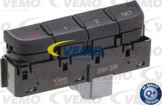 Vemo V10-73-0334 - Регулювальний елемент, регулювання сидіння autocars.com.ua