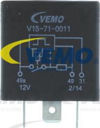 Vemo V15-71-0011 - Прерыватель указателей поворота autodnr.net