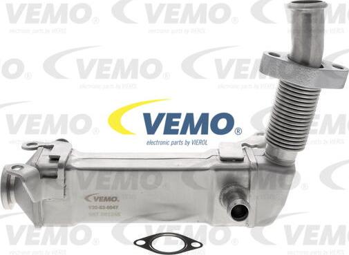 Vemo V20-63-0047 - Радіатор, рециркуляція ОГ autocars.com.ua