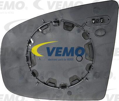 Vemo V20-69-0036 - Дзеркальне скло, зовнішнє дзеркало autocars.com.ua