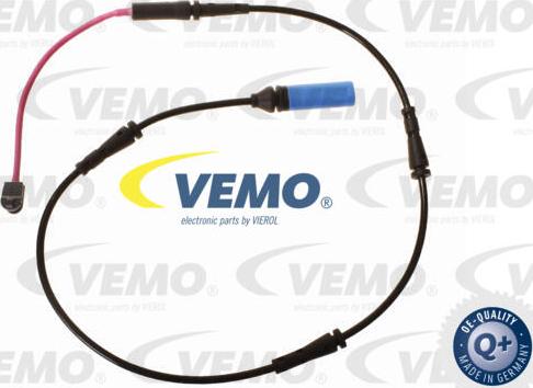 Vemo V20-72-0186 - Сигналізатор, знос гальмівних колодок autocars.com.ua