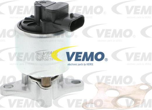Vemo V22-63-0009 - Клапан повернення ОГ autocars.com.ua
