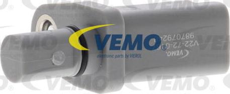 Vemo V22-72-0167 - Датчик ABS, частота вращения колеса avtokuzovplus.com.ua
