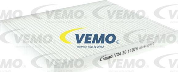 Vemo V24-30-1107 - Фільтр, повітря у внутрішній простір autocars.com.ua