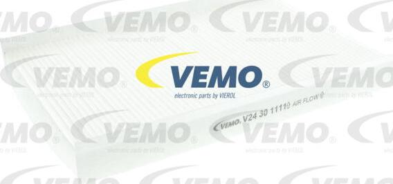 Vemo V24-30-1111 - Фільтр, повітря у внутрішній простір autocars.com.ua