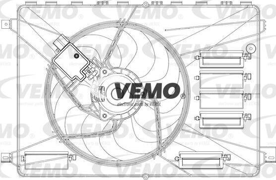 Vemo V25-01-1563 - Вентилятор, охлаждение двигателя avtokuzovplus.com.ua