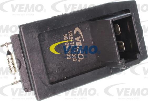 Vemo V25-79-0003 - Регулятор, вентилятор салону autocars.com.ua