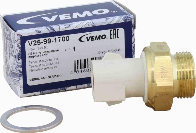 Vemo V25-99-1700 - Термовыключатель, вентилятор радиатора / кондиционера autodnr.net