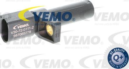Vemo V30-72-0111-2 - Датчик імпульсів, колінчастий вал autocars.com.ua