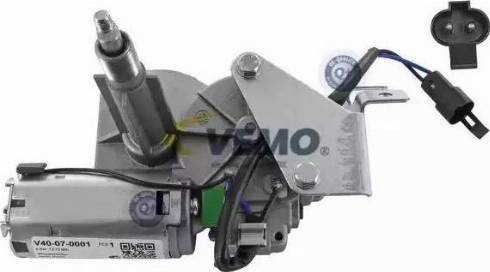 Vemo V40-07-0001 - Двигун склоочисника autocars.com.ua