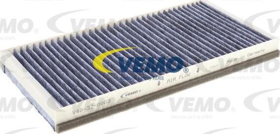 Vemo V40-32-0003 - Фільтр, повітря у внутрішній простір autocars.com.ua