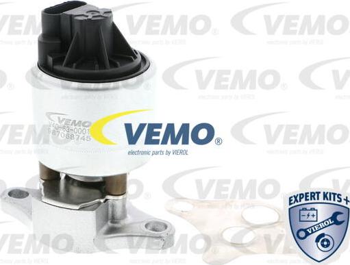 Vemo V40-63-0001 - Клапан повернення ОГ autocars.com.ua