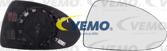 Vemo V40-69-0001 - Зеркальное стекло, наружное зеркало avtokuzovplus.com.ua