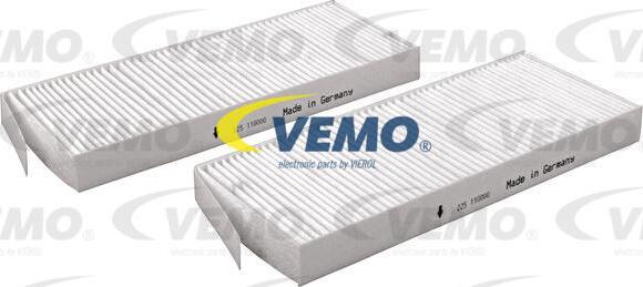Vemo V46-30-5003 - Фільтр, повітря у внутрішній простір autocars.com.ua