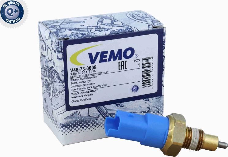 Vemo V46-73-0008 - Датчик, переключатель, фара заднего хода autodnr.net