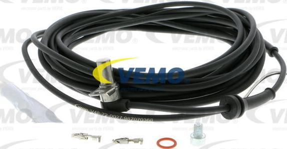 Vemo V48-72-0027 - Датчик ABS, частота обертання колеса autocars.com.ua