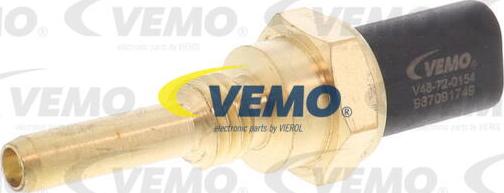 Vemo V48-72-0154 - Датчик, температура охолоджуючої рідини autocars.com.ua