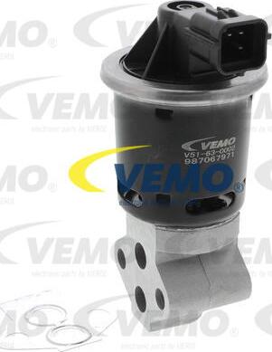 Vemo V51-63-0002 - Клапан повернення ОГ autocars.com.ua