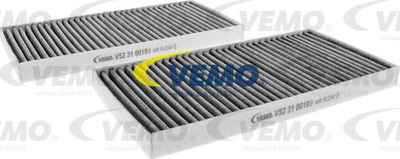 Vemo V52-31-5001 - Фильтр воздуха в салоне autodnr.net