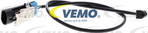 Vemo V57-72-0004 - Сигналізатор, знос гальмівних колодок autocars.com.ua