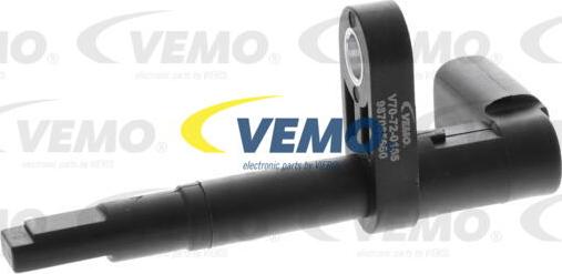 Vemo V70-72-0165 - Датчик ABS, частота обертання колеса autocars.com.ua