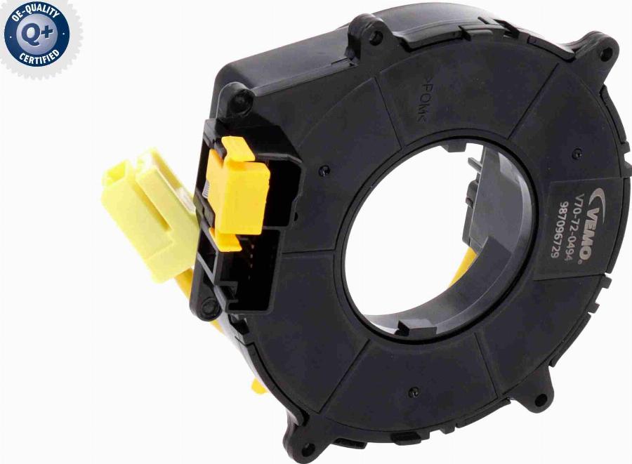 Vemo V70-72-0494 - Вита пружина, подушка безпеки autocars.com.ua