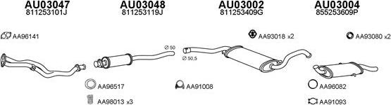 Veneporte 030009 - Система випуску ОГ autocars.com.ua