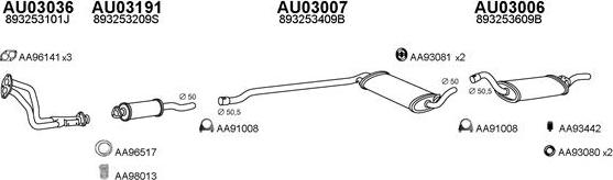 Veneporte 030010 - Система випуску ОГ autocars.com.ua