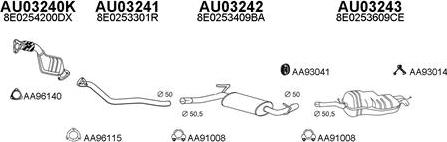 Veneporte 030048 - Система випуску ОГ autocars.com.ua