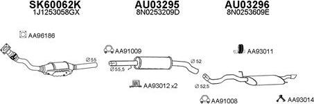 Veneporte 030083 - Система випуску ОГ autocars.com.ua