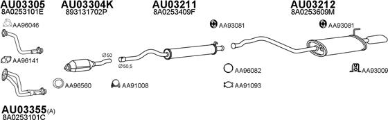 Veneporte 030102 - Система випуску ОГ autocars.com.ua