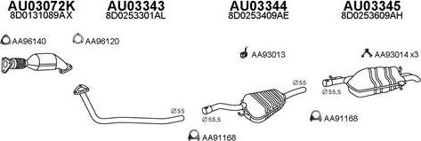 Veneporte 030127 - Система випуску ОГ autocars.com.ua