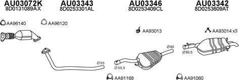 Veneporte 030129 - Система випуску ОГ autocars.com.ua