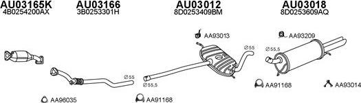 Veneporte 030130 - Система випуску ОГ autocars.com.ua