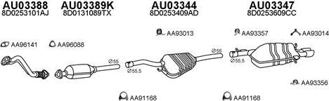 Veneporte 030134 - Система випуску ОГ autocars.com.ua