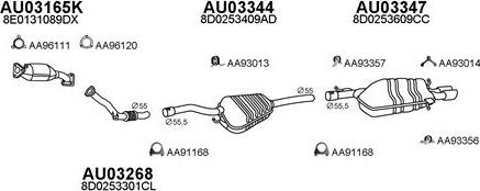 Veneporte 030144 - Система випуску ОГ autocars.com.ua